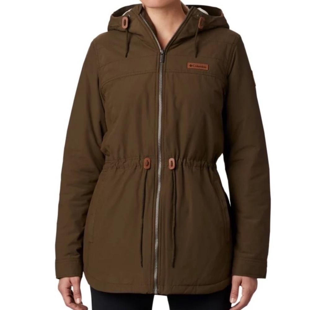 Columbia Chatfield Women’s Jacket Size XL Olive Green